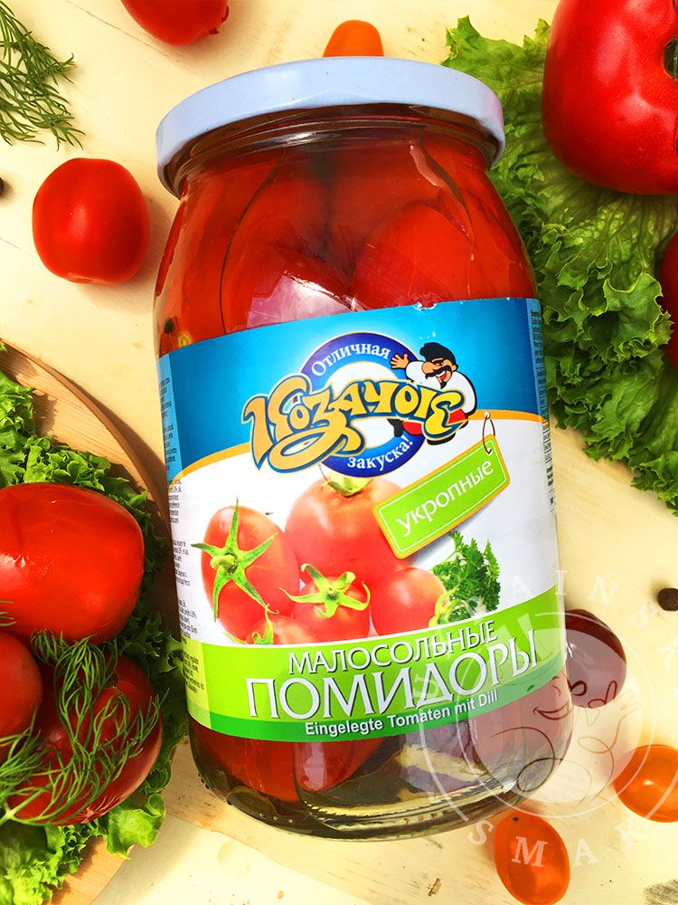 "Małosolne pomidory "Kozaczok" z koperkiem."