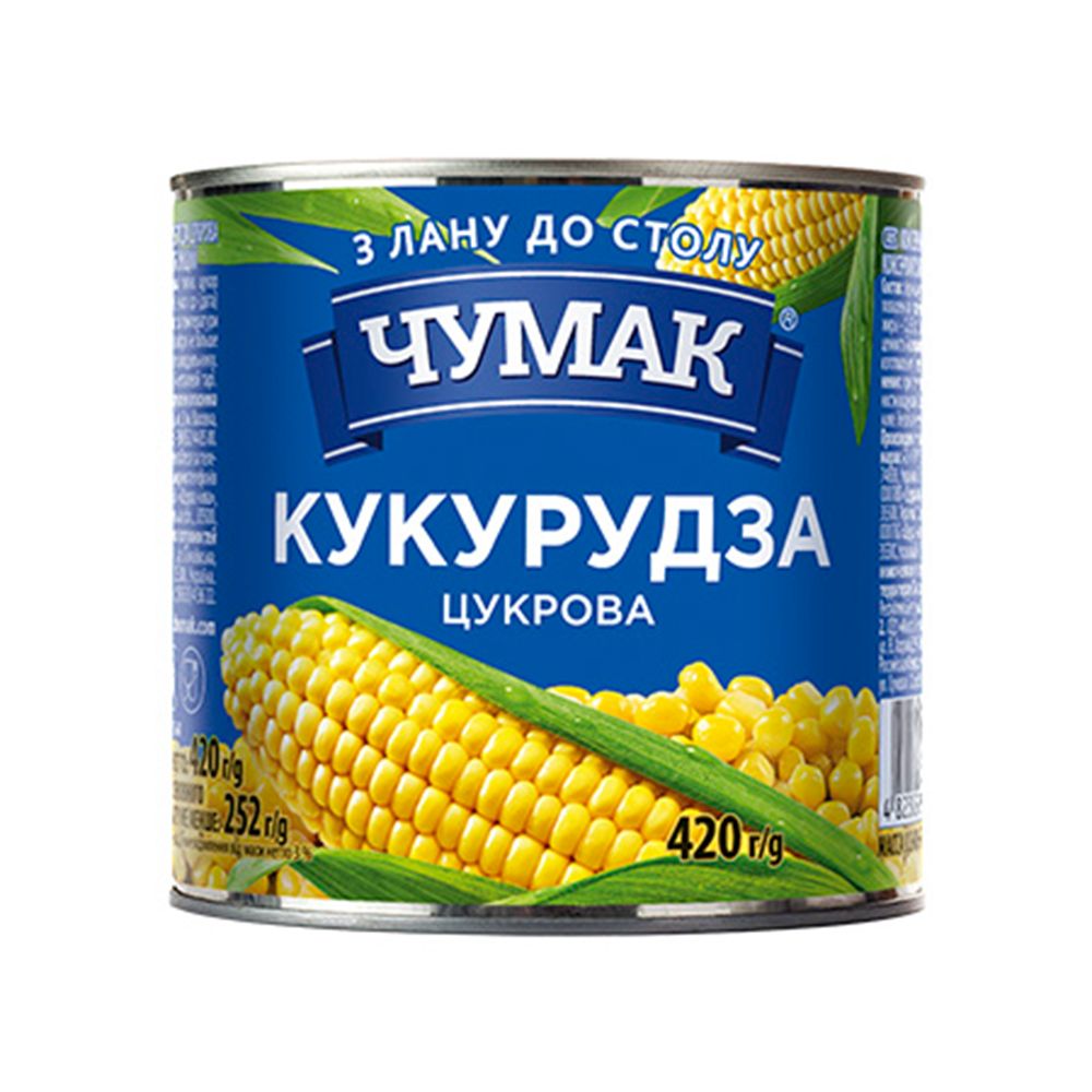 Kukurydza "Czumak" słodka konserwowana 420g